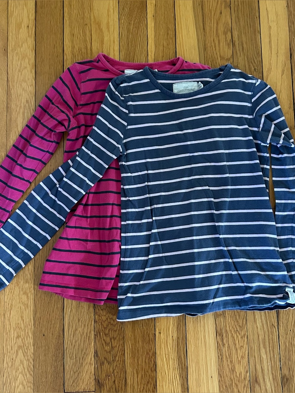 H&M Girls set of two long sleeve striped tops in Size 8-10